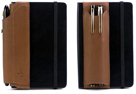 Quiver Pen Holders for Moleskine Notebooks Review - The Gadgeteer