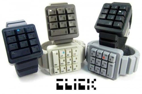 click keypad watch