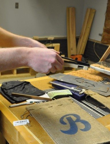 You can't see the motion here, but he's shaking a case with an iPad inserted over a workbench. Violently.