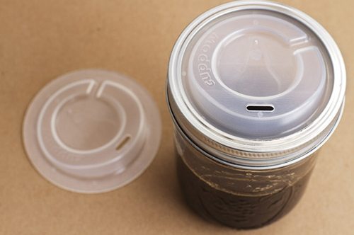 cuppow travel lid for canning jars