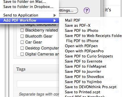 Printopia PDF options