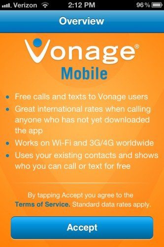 vonage mobile app 2