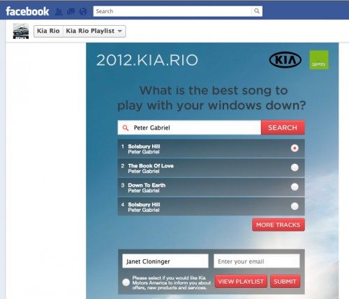 kia rio spotify post 1