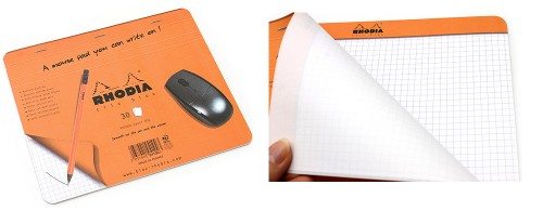 rhodia clic bloc mouse pad