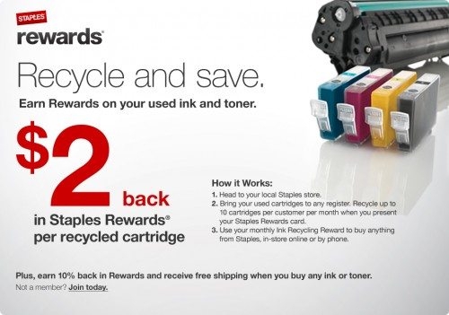 staples recycle