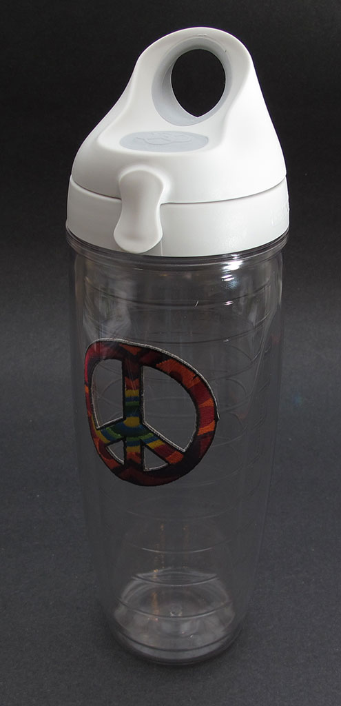 Clear 24 oz Tervis Virginia Tech College Pride Water Bottle with Grey Lid