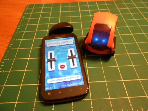Tankbot Desk Pet Optical Sensing w/ Phone Adapter #1044 Desk Pets  International