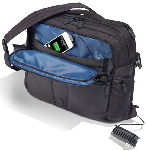 hammacher schlemmer charging bag