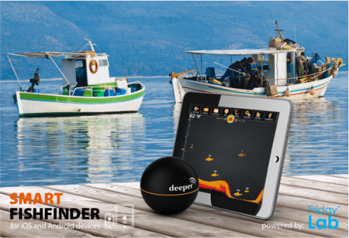 deeper fish finder battery