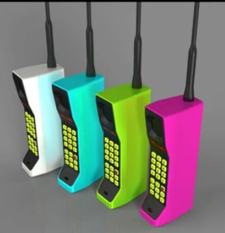 80s retro brick bluetooth handset