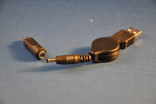 TekCharge's retractable cable comes with two interchangeable tips - one of which I lost within days of getting the unit.