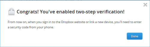 dropbox 2 step 8