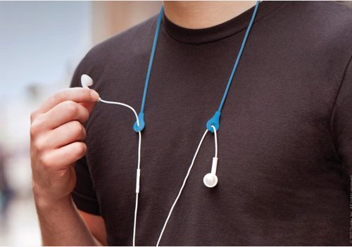 quirky props earbud holder