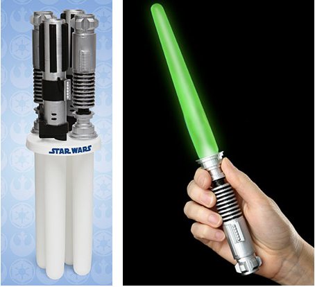 real lightsaber popsicle kit