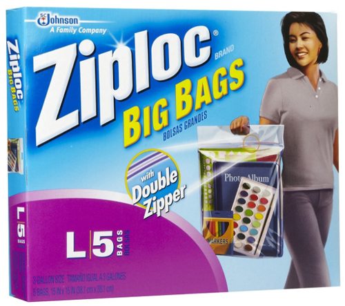 Biggest ziploc clearance bags