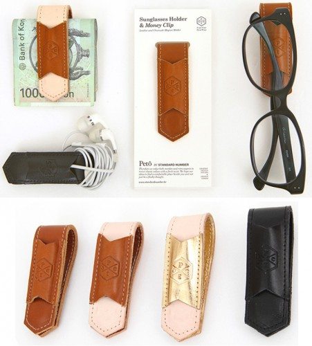 mochithings leather clip