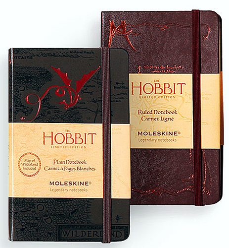 moleskine hobbit notebooks