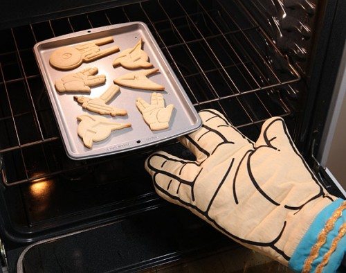 star trek oven mitt