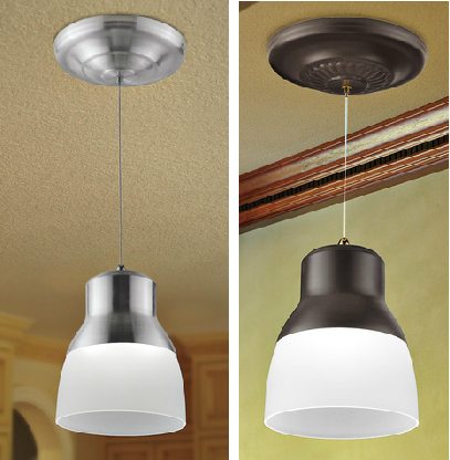 Add light wherever you need it with this battery-powered LED ceiling