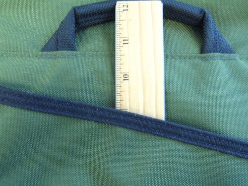 Rear pocket depth