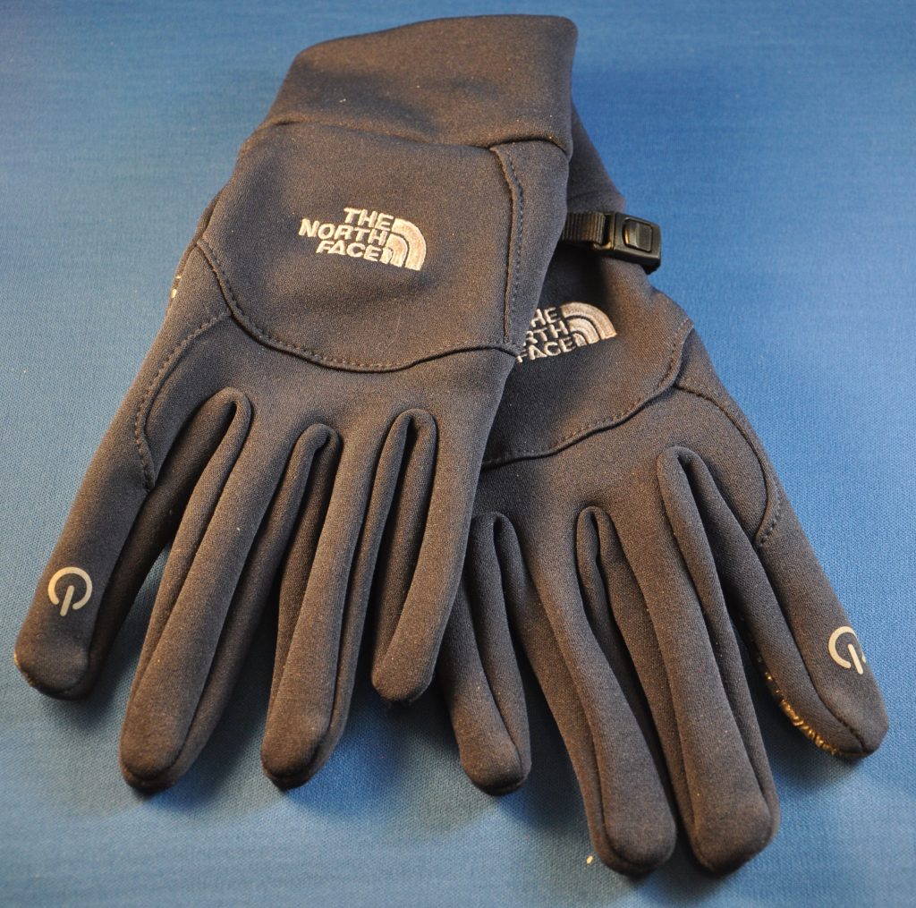 North face gloves power hot sale button