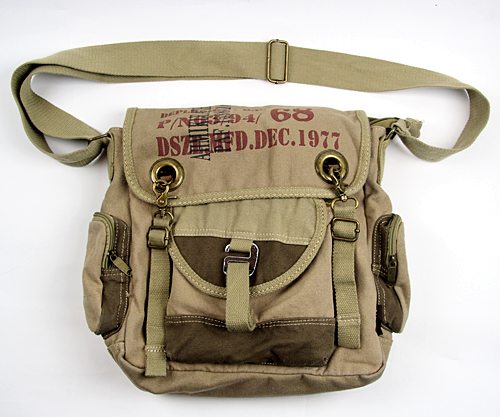 Military Canvas Bike Messenger Bag