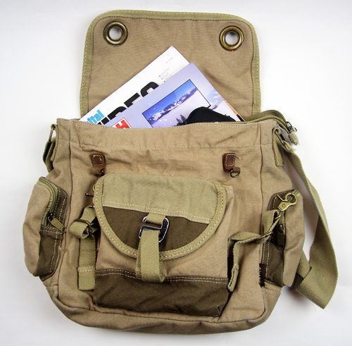 Military Canvas Bike Messenger Bag