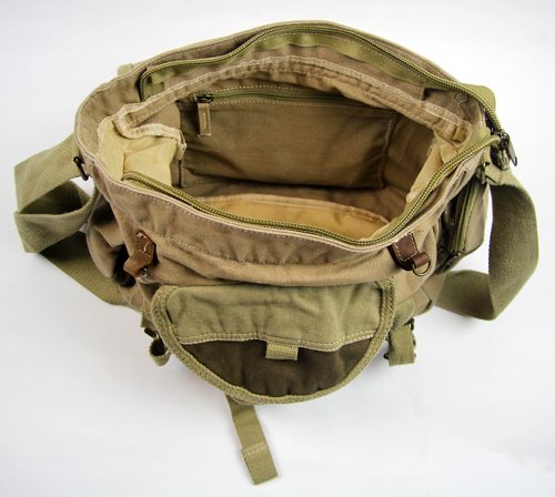 Army Courier Vintage Bike Messenger Bag - Larger Version