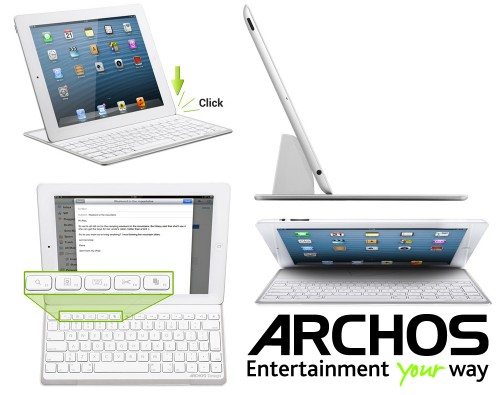 archos ultra thin bluetooth keyboard ipad