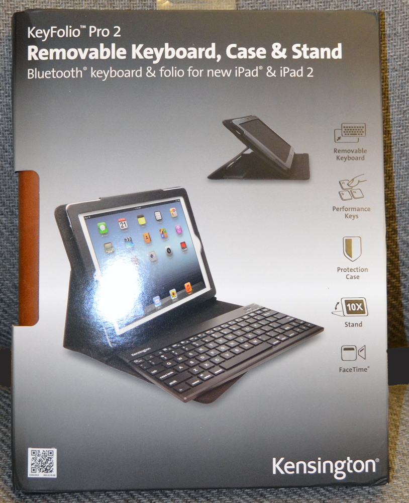 Kensington KeyFolio Pro 2 removable keyboard, case, and stand for 
