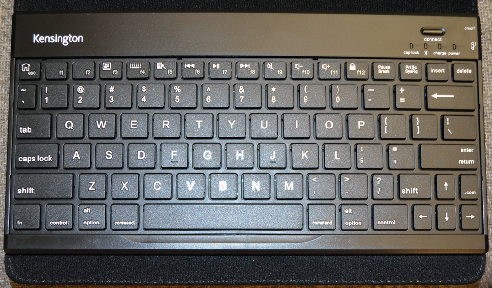 Kensington KeyFolio Pro 2 removable keyboard, case, and stand for 