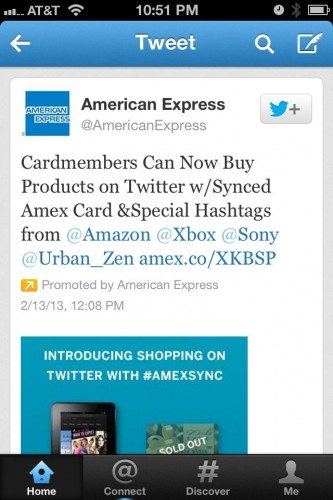 Amex Twitter