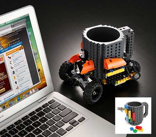 Get your brick on with these fun LEGO themed mugs! - The Gadgeteer