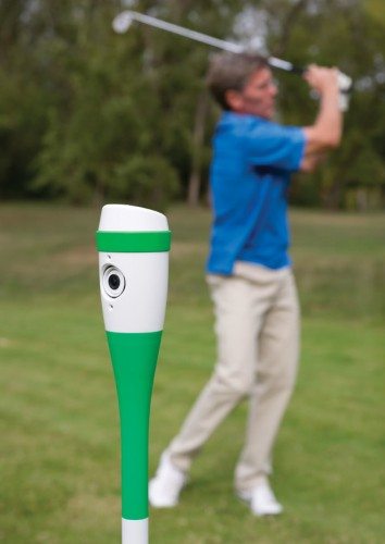 golf-swing-recording-video-camera