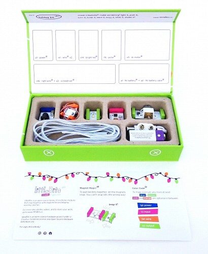 littleBits Starter Kit, Extended Kit, and Holiday Kit review