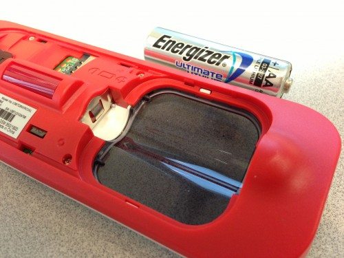 Use your own AA battery if you like.