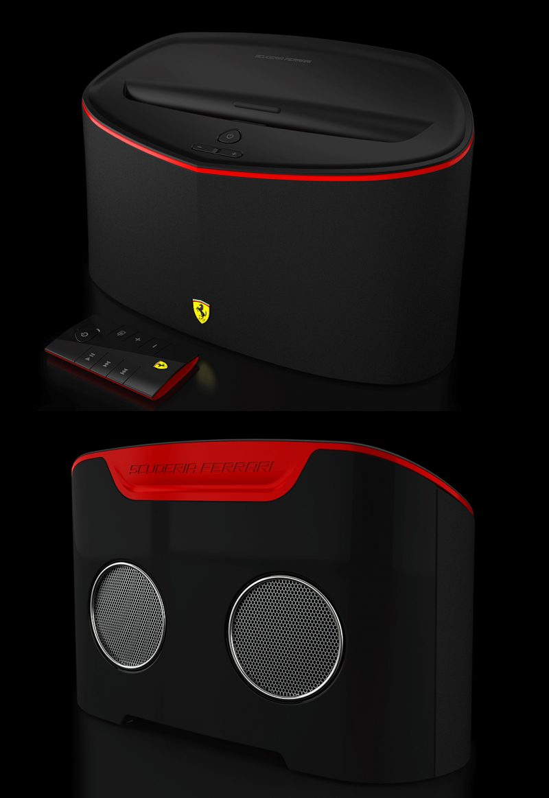 Logic3 and Ferrari unveil an AirPlay speaker VROOM The Gadgeteer