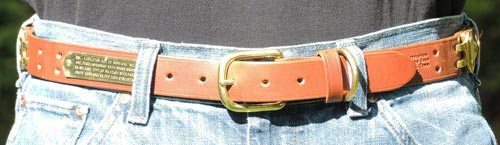 Adjustable Leather Belt, No. 1 - One Size Fits Most, USA Made | Col.  Littleton