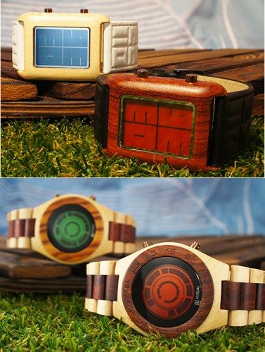 tokyoflash wood watches