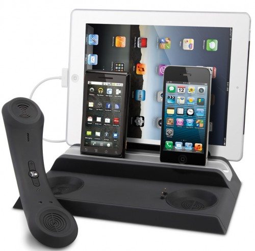 bluetooth handset quad charger