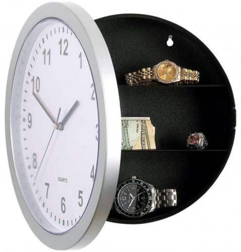 embassy wall safe clock