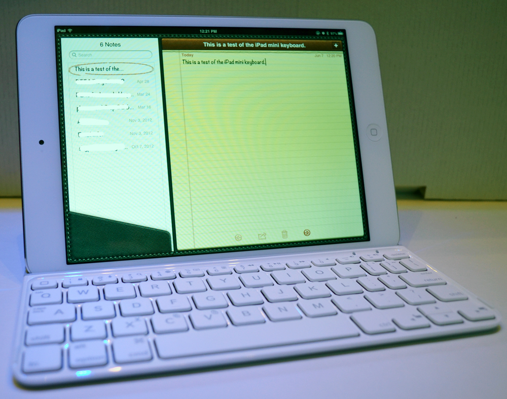Logitech Ultrathin Keyboard Cover For Ipad Mini Review The Gadgeteer