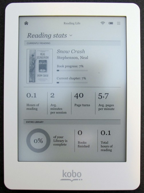 Kobo Mini and Glo eReaders review The Gadgeteer
