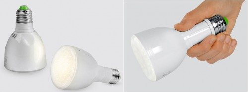 moma led lightbulb and flashlight