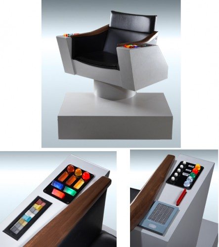 star trek tos captains chair