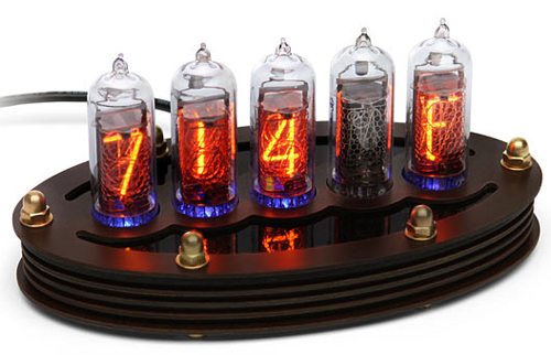 thinkgeek nixie tube thermometer