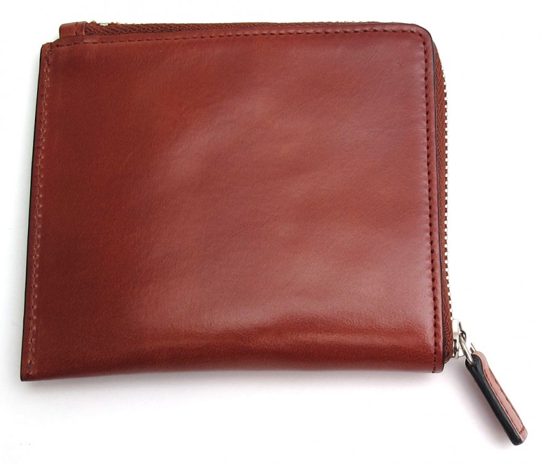 Il Bussetto Cognac Leather Zip Wallet review - The Gadgeteer