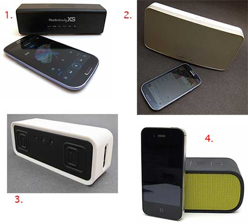 portable bluetooth speakers with tapedeck