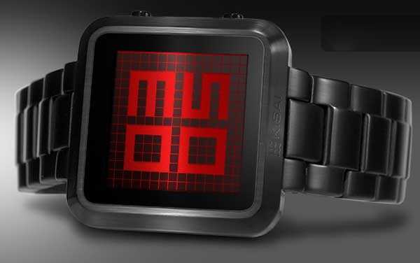 maze watch black red