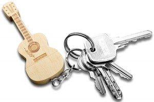wooden guitar usb flash drive 2
